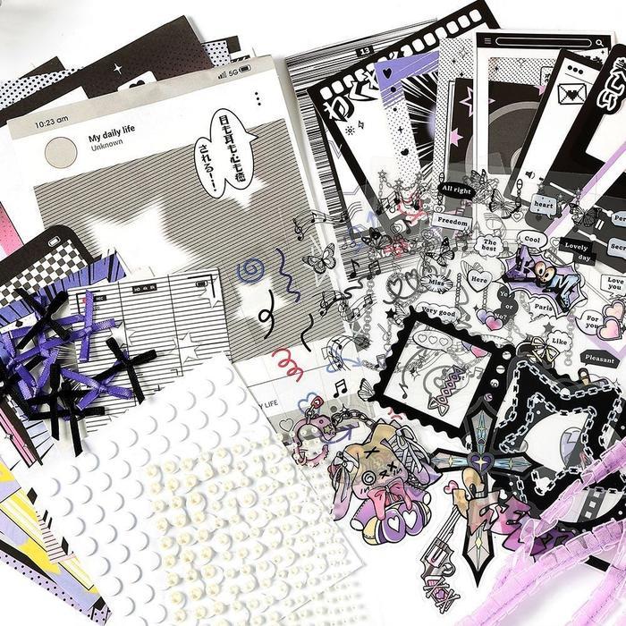 [Totori] Diy Itabag Material Set Aksesoris Dekorasi Itabag Lucu Lengkap Bag Accessories