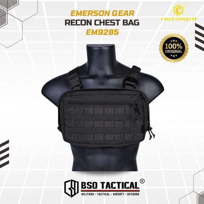 Emerson Gear Tactical Edc Chest Bag Recon Edc Bag Pouch Molle Tas Dada Outdoor Multifungsi Hyrox Gym