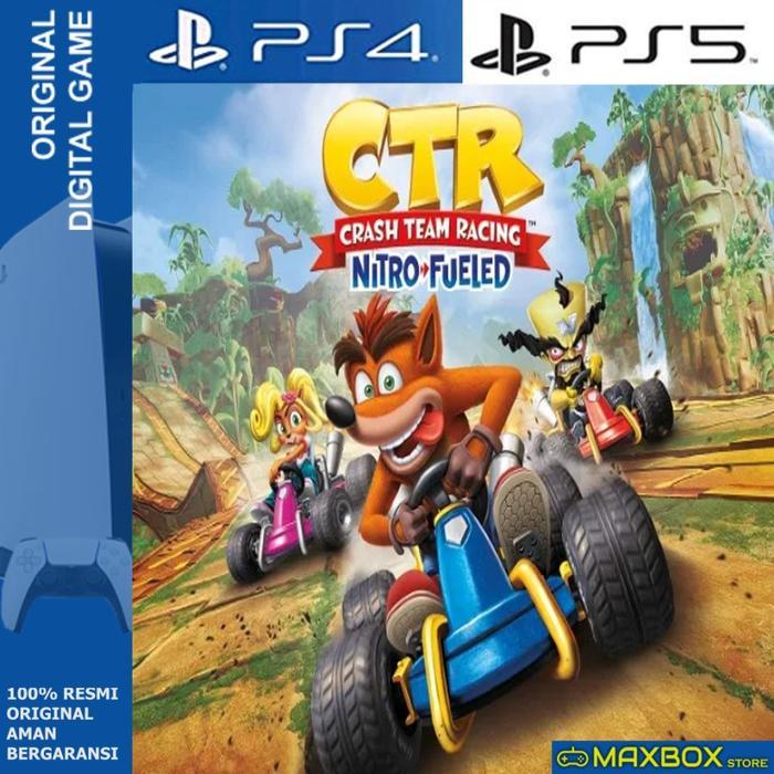 Ctr Crash Team Racing: Nitro Fueled Ps4 Ps5 Original Game Terbaru