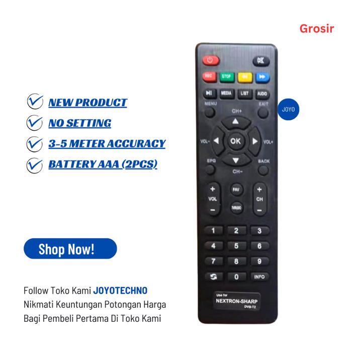 NEW Nextron Remote STB Nextron TR1000 Set Top Box DVBT2 Nextron