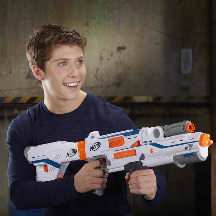 NERF N-STRIKE MODULUS MEDIATOR SLAM FIRE BLASTING AL HASBRO