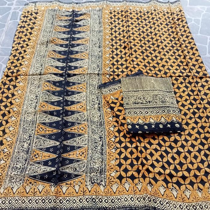 KAIN BATIK VISCOSE SEMI SUTRA SARIMBIT COUPLE SEMBAGI BATIK FARIZA 02