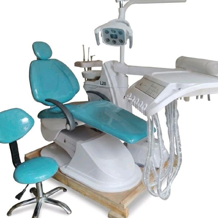 AKL Dental Unit Lengkap L20 Full Elektrik dengan Compressor Scaler Handpieces Kamera Intra Oral