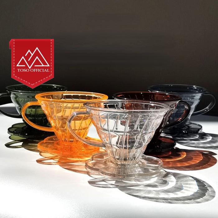 

V60 COFFEE DRIPPER PLASTIK FILTER PENYARING KOPI V60 FLOWER CONE DRIP