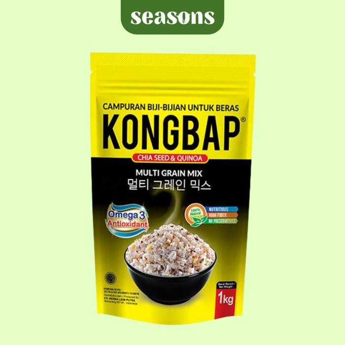 

DISKON Kongbap 1 kg - Multi Grain Mix Cseed & Quinoa Campuran Biji-Bijian READY STOCK