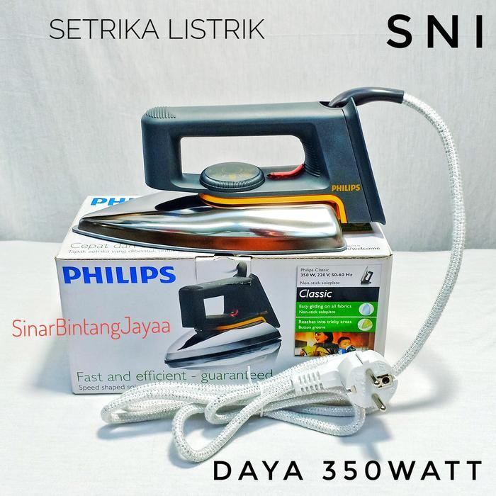 PHILIPS SETRIKA HD1172 350 WATT / GOSOKAN PHILIPS HD1172 350W CLASSIC