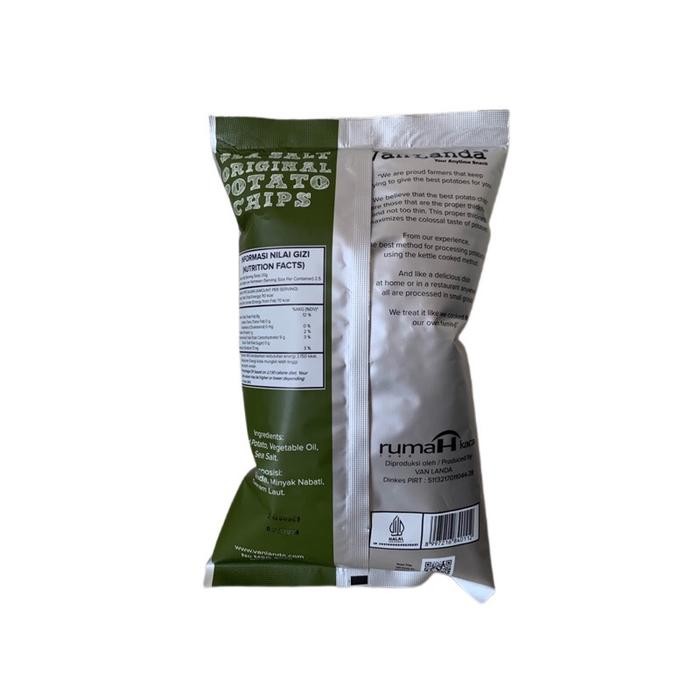 

PAKET VANLANDA POTATO CHIPS SEASALT ORIGINAL 50GR ISI 5 PCS