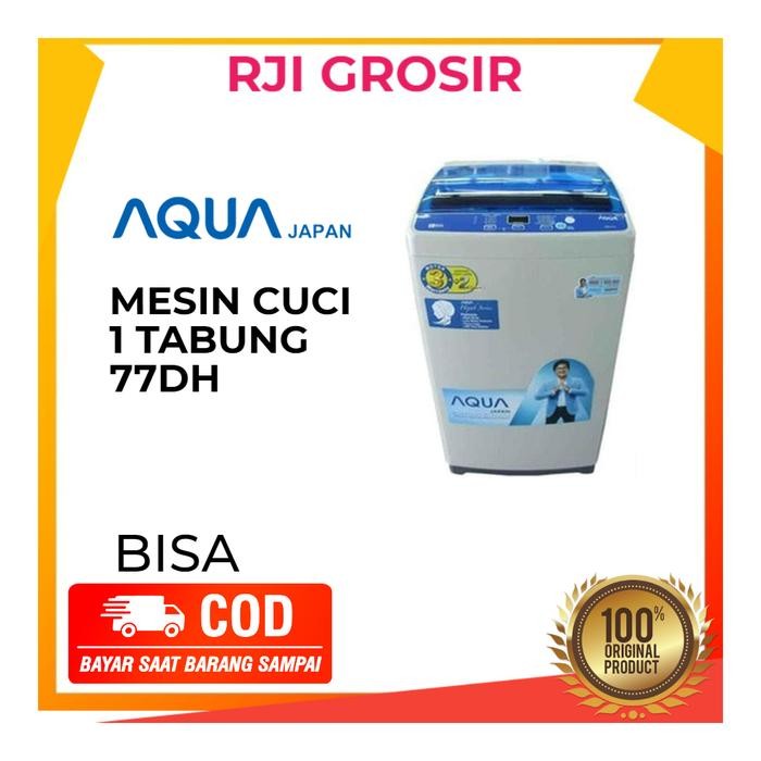 MESIN CUCI AQUA 77DH MESIN CUCI 1 TABUNG 7KG AQUA JAPAN HIJAB SERIES