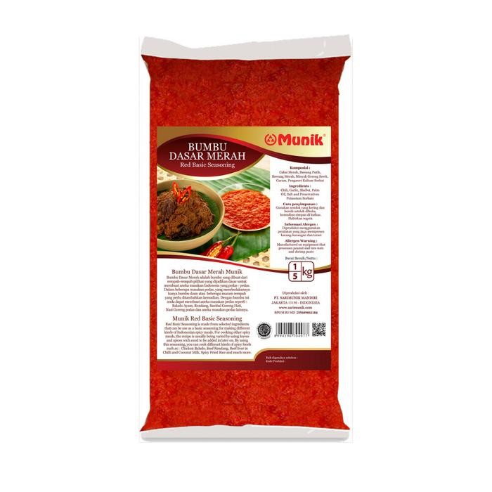 

Stok Baru Bumbu Munik Bumbu Dasar Merah - 1000gr