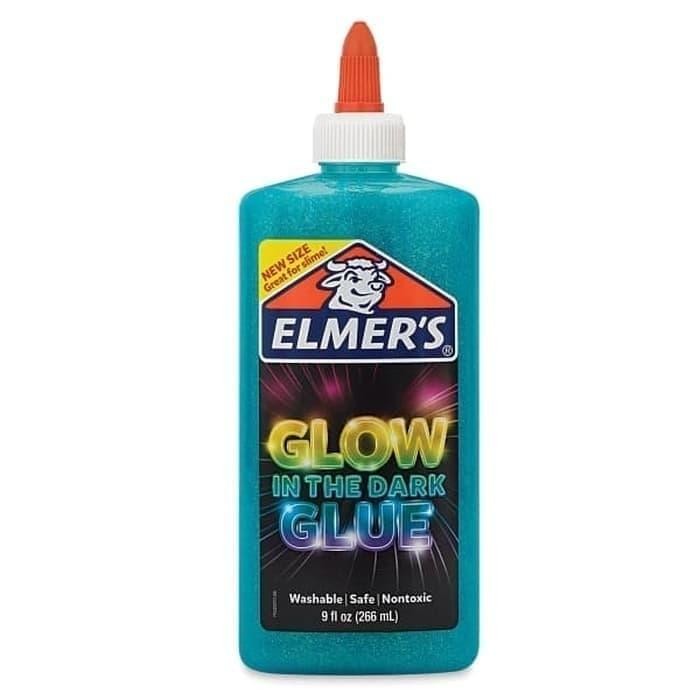 

ELMER'S WASHABLE GLOW IN THE DARK GLUE (BLUE) 9 FL OZ / 266 ML