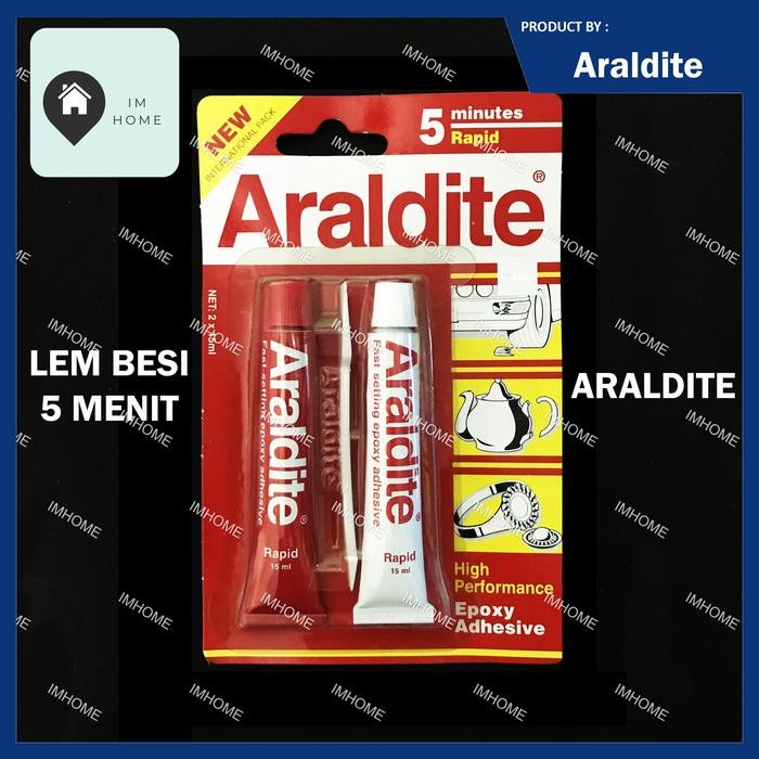 

LEM BESI ARALDITE ORIGINAL EPOXY 5 MENIT