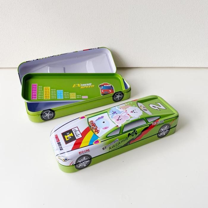 

UF Kotak Pensil Kaleng Mobil Biasa 2 susun 7x20 / Tempat Pensil / Pencil Case/Tepak Stationery