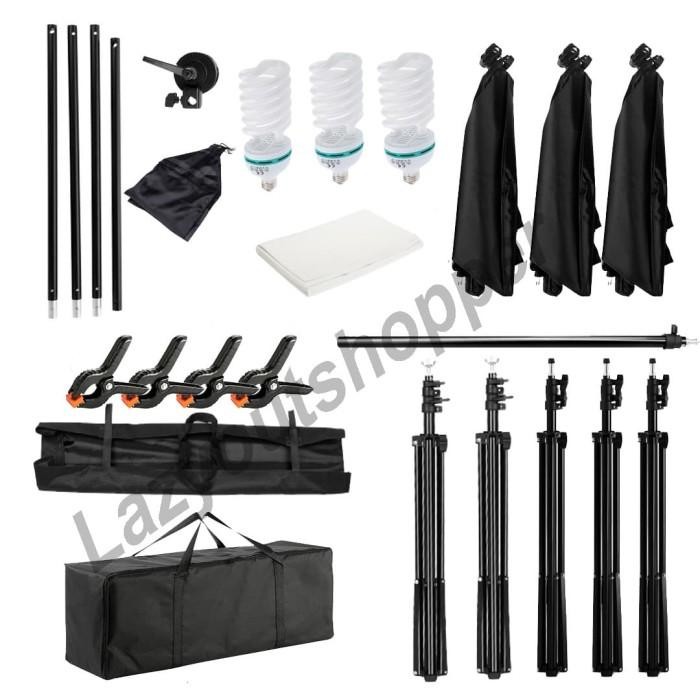 paket softbox boom arm stand background