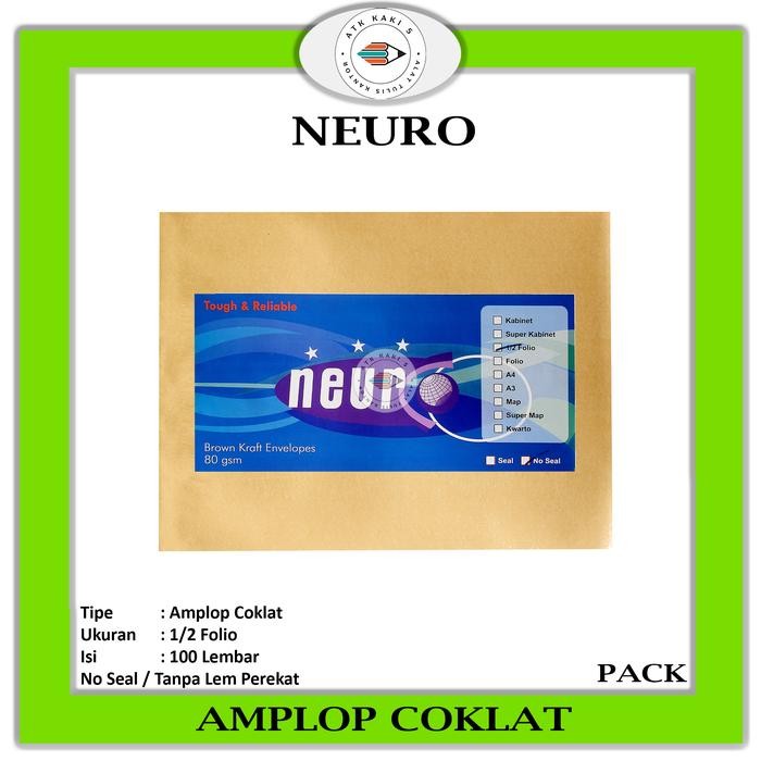 

Pilihan- Khusus Gosend!!! Amplop Coklat Ukuran 1/2 Folio Neuro ( 19 X 25 Cm )