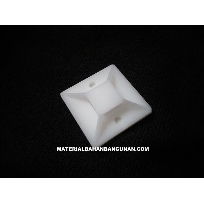 

Mounting Cable Ties 30 X 30 Gantungan Kabel Tis Tie Cantelan Isi 100