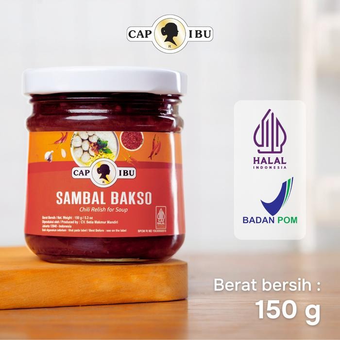 

ORIGINAL CAP IBU Sambal Bakso 150 gram READY STOCK