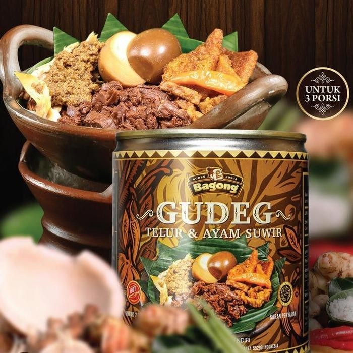 

ASLI Gudeg Bagong TELUR AYAM SUWIR Kaleng Makanan Khas Yogyakarta READY STOCK