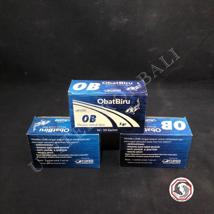 OBAT KARANTINA IKAN KOI - OBAT BIRU - 1 BOX
