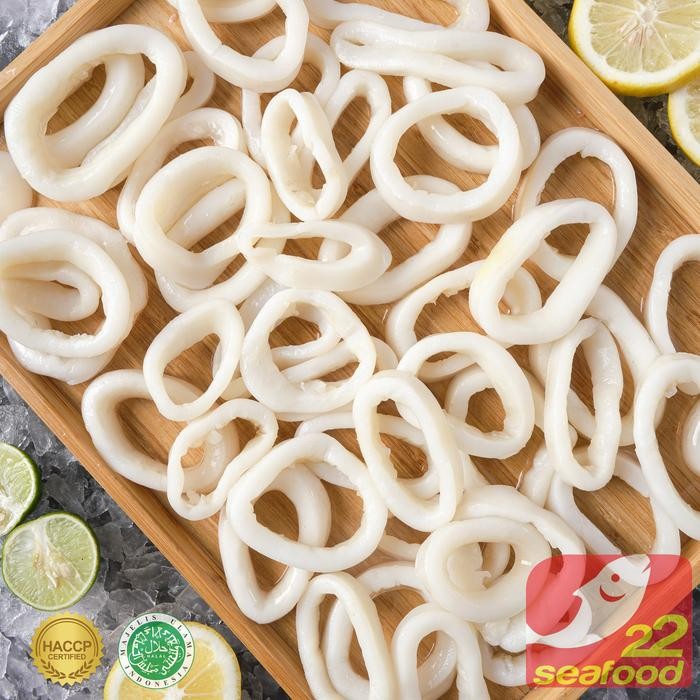 

Pilihan- Cumi / Cumi Ring 500 Gr / Squid Calamary / Seafood 22
