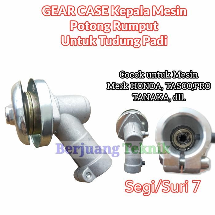 Gear Case Kepala Mesin Potong Rumput HONDA, untuk Potong Padi Segi 7