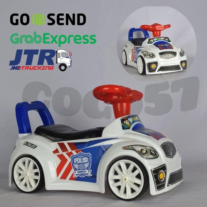 SG TOYS SL 200 P Mainan Anak Mobil Polisi Duduk Dorong Ride on SL200P