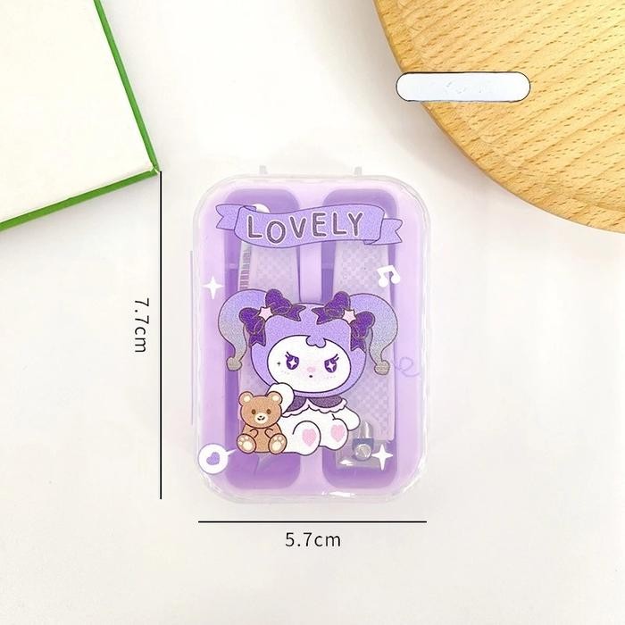 

Gunting kuku kartun gunting kuku miring portabel anak lucu