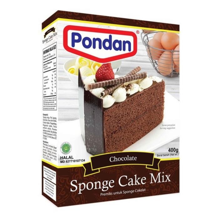 

DISKON Pondan Sponge Cake Rasa Coklat 400gr READY STOCK