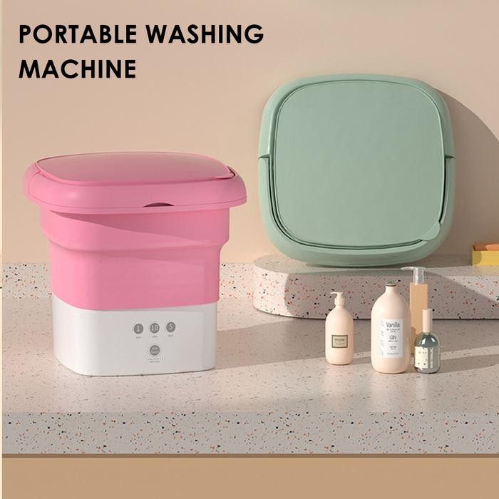 Mesin cuci portable portable washing machine ukuran 5L dengan pengering dan bluelight untuk