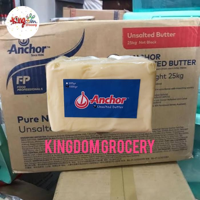 

Pilihan- Anchor Unsalted Butter 1Kg Original/New Zealand Butter/Pure Butter
