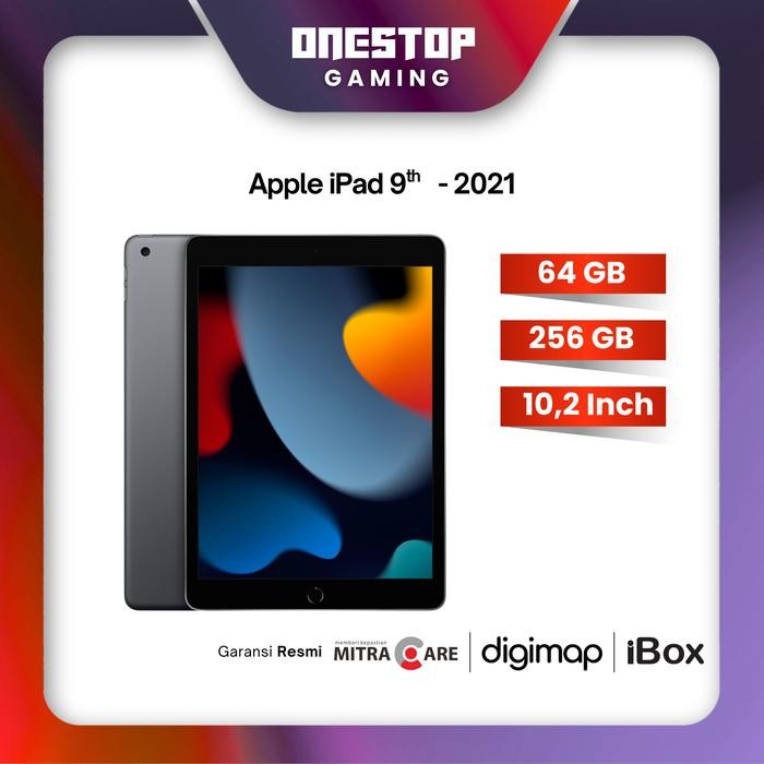 Pilihan- Apple Ipad 9 2021 10,2 Inch Wifi Cellular 64Gb 256Gb