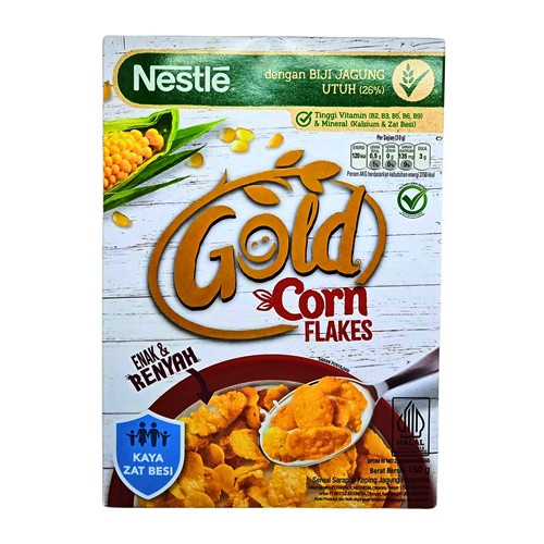 

S15270 NESTLE GOLD CORN FLAKES SEREAL 150GR BOX MAJU BERSAMA (20250913)