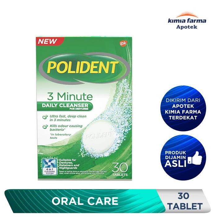 Pilihan- Polident Cleanser 30 Tablet