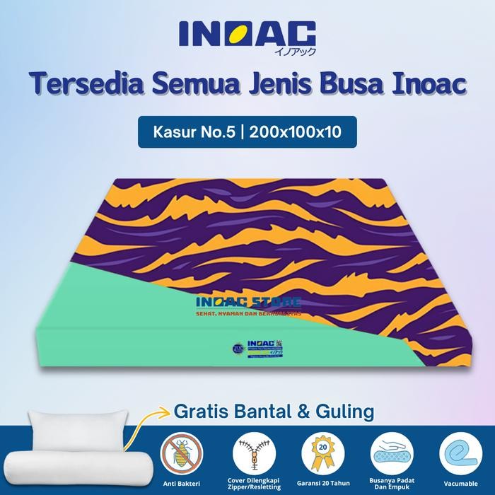 [200X100X10] Kasur Busa Inoac No.5 Tebal 10 Cm 20 Tahun