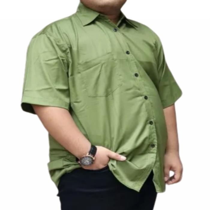 kemeja pria jumbo kemeja big size pria premium hem jumbo kemeja distro