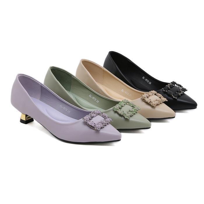 Donatello - El-1676 Sepatu Heels Kerja Wanita 4Cm Import