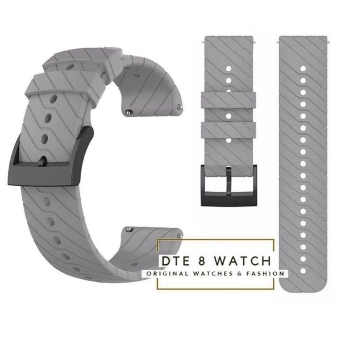 Strap Jam Tangan Silikon Rubber 24Mm Wv Quick Release