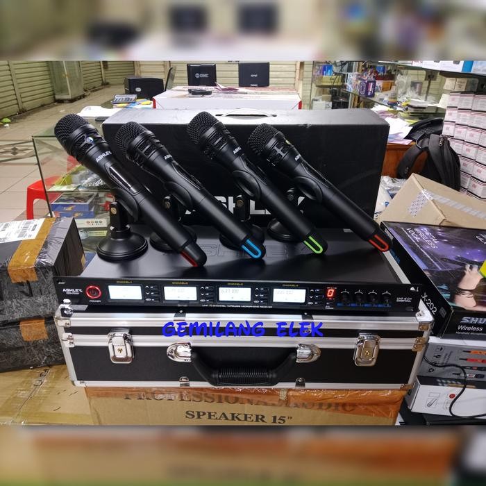 Mic Wireless ASHLEY MC FOUR 4 Mic Original