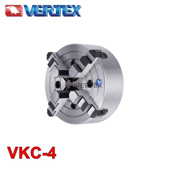 VERTEX 4 Jaw Chuck VKC-4A Chuck Bubut 4" 4 Jaw Independent