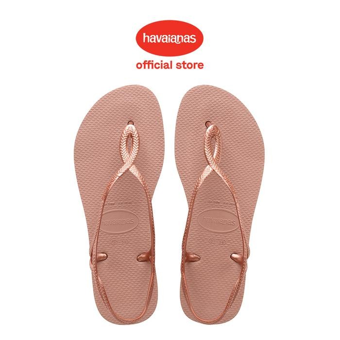 Pilihan- Havaianas Luna Crocus Rose Sandals - Sendal Wanita Karet