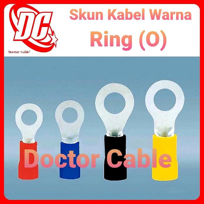 Skun Kabel Warna O 2-6 Scun Cable Isolasi Ring 2-6