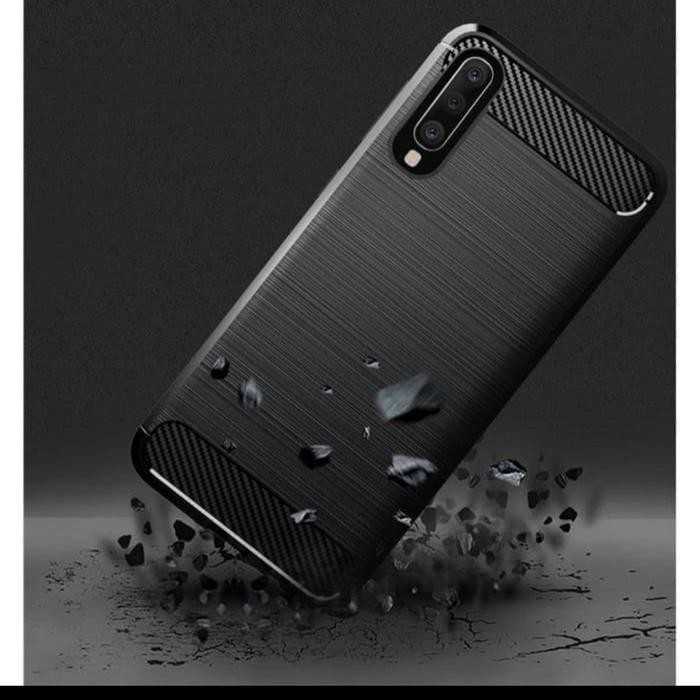 Samsung Galaxy A50S Silicon Softcase Jelly Karbon Case