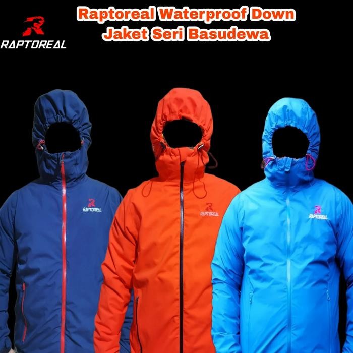 ORIGINAL jaket Anti Bulu Angsa Raptoreal Seri Basudewa Not Arcteryx TNF GIA READY STOCK