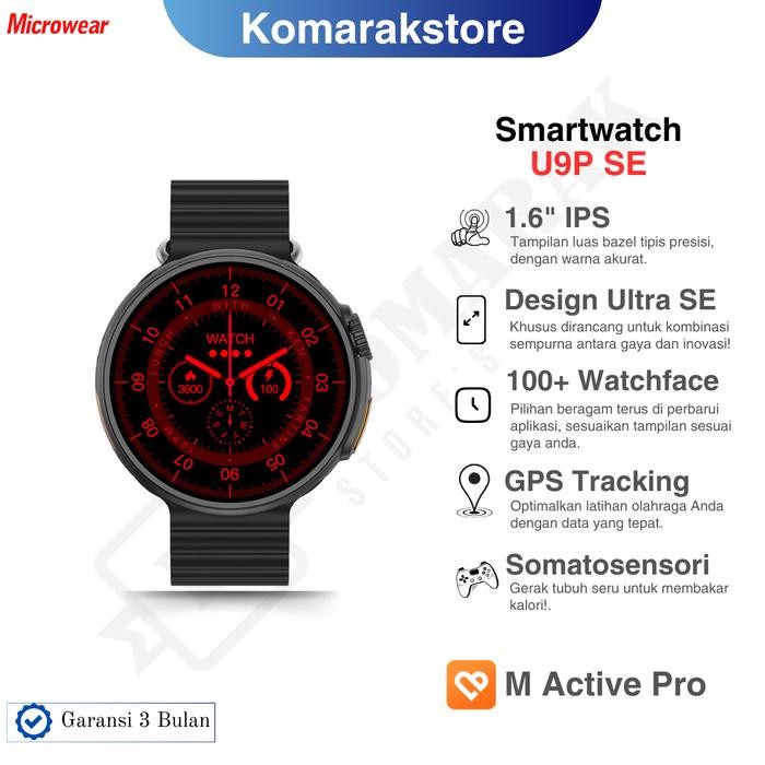 CUCI GUDANG Microwear Smartwatch ULTRA 9 PRO 1.6"Inch