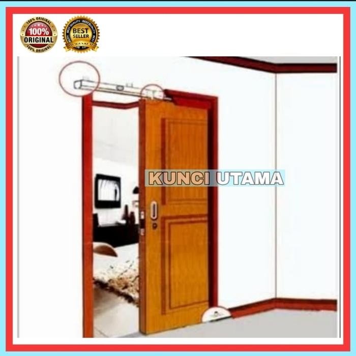 rel pintu sliding j5 240cm rel pintu gantung 2.4m rel geser HD 100kg