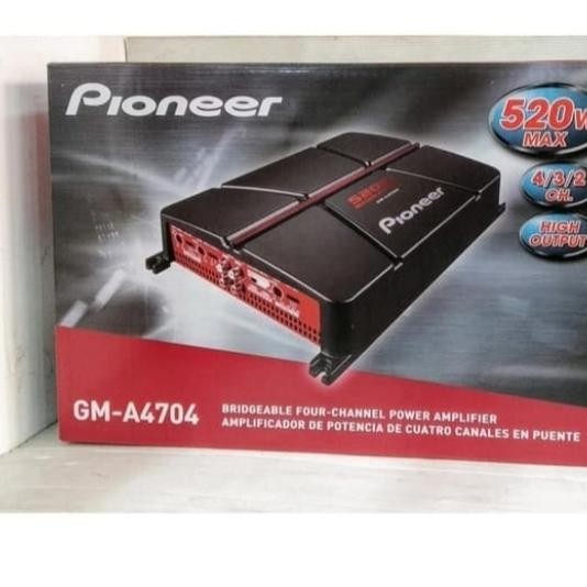 Ready POWER AMPLIFIER MOBIL 4 CHANNEL PIONEER GM-A4704 520W