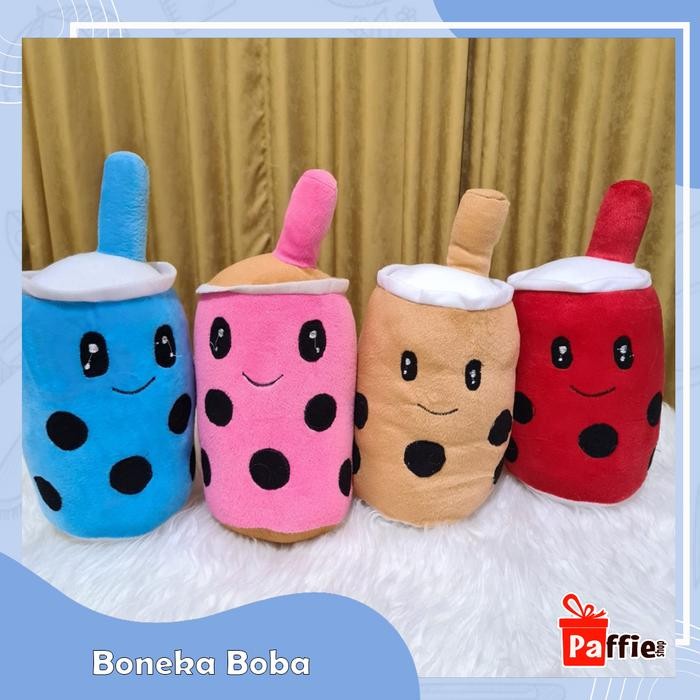 Buruan beli] Boneka Boba Viral 35cm Boba Doll Minuman Boba Milk Tea
