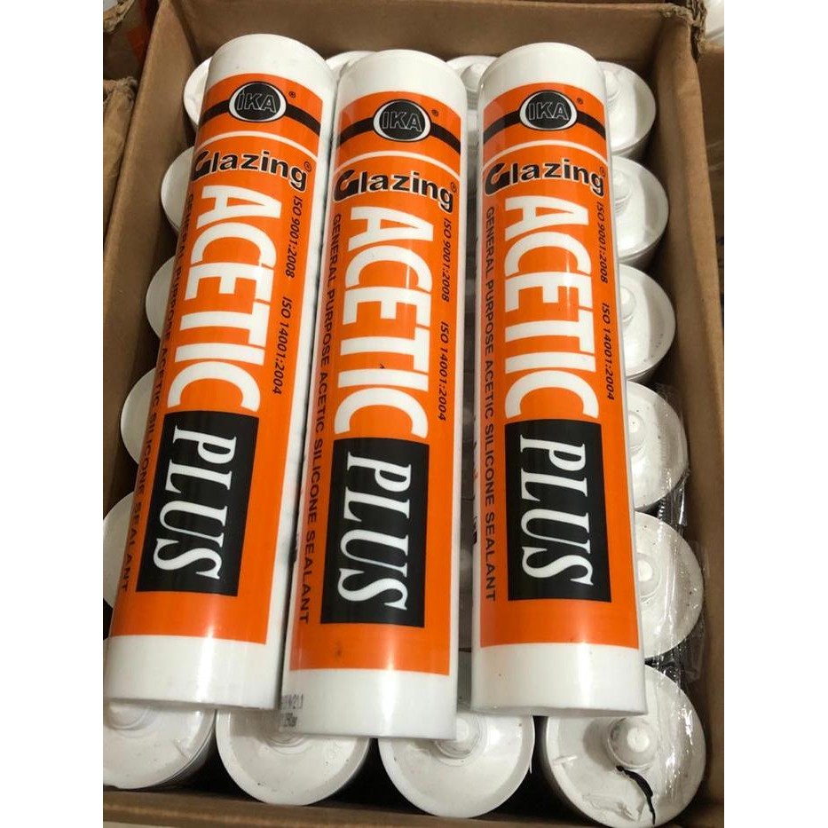 GLAZING ACETIC PLUS IKA/LEM KACA SILICONE SEALANT GLAZING ACETIC PLUS
