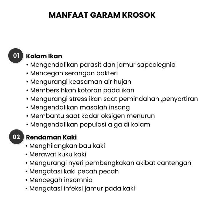 GARAM IKAN / GARAM KROSOK LOKAL (50 KG)