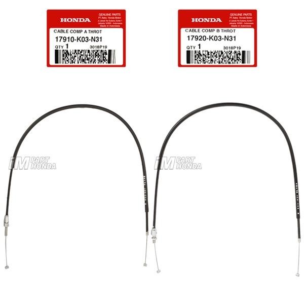 17910-K03-N31 17920-K03-N31 Kabel Gas A B Atas Bawah Revo Fi Injeksi