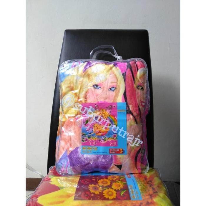 Selimut Bonita Disperse 3D Motif RANDOM Ukuran 160x200 cm